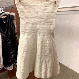 White Sleeveless Mini Dress